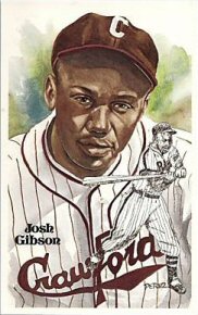 1980 SSPC HOF JOSH GIBSON BASEBALL IMMORTALS 1972 1ST PRINTING CARD #128